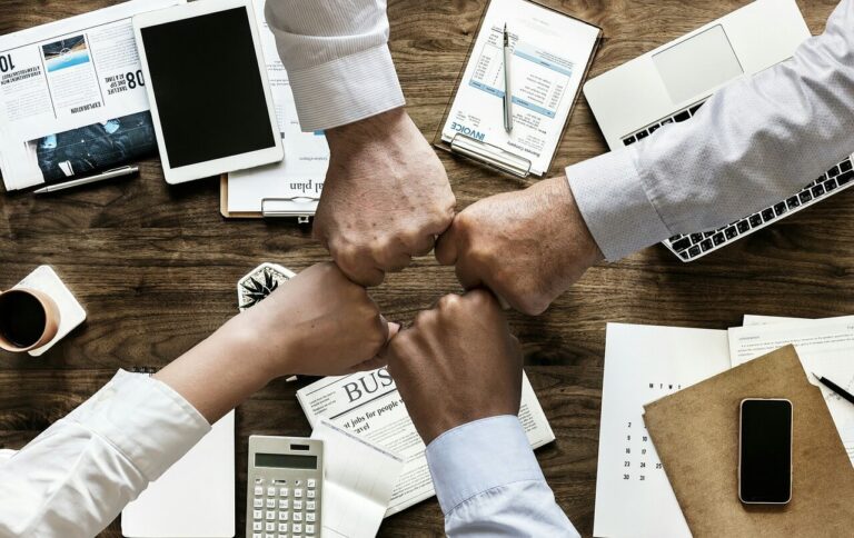 företagsteam planering för omstrukturering