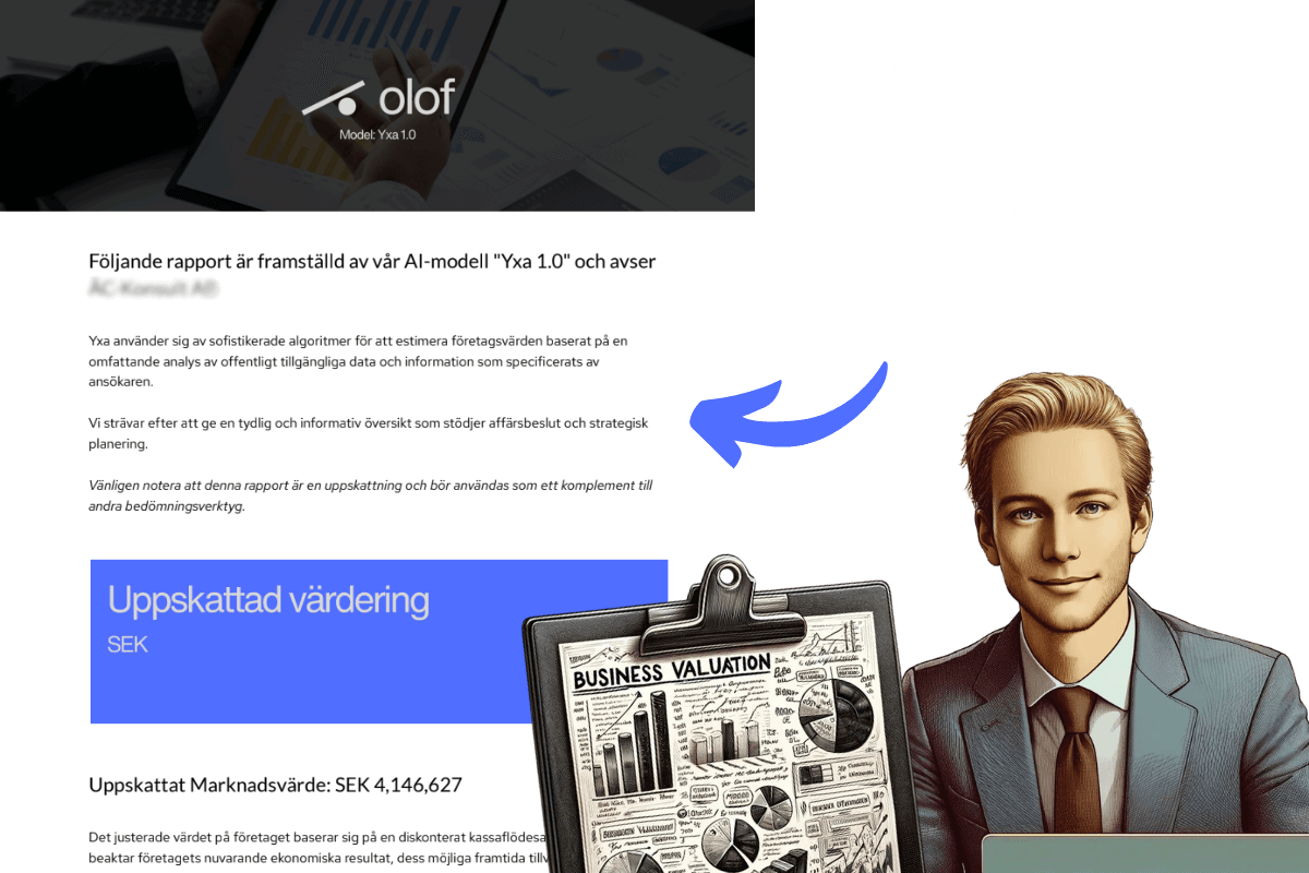 företagsvärderings-rapport från olof